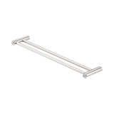 Nero Zen Double Towel Rail 600mm Brushed Nickel NR1624DBN