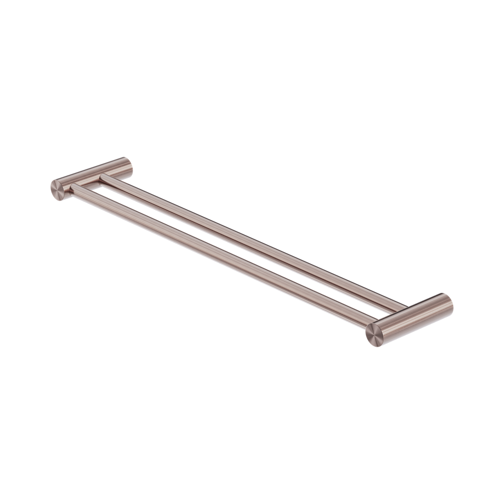 Nero Zen Double Towel Rail 600mm Brushed Bronze NR1624DBZ