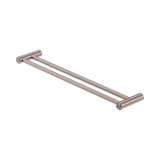Nero Zen Double Towel Rail 600mm Brushed Bronze NR1624DBZ