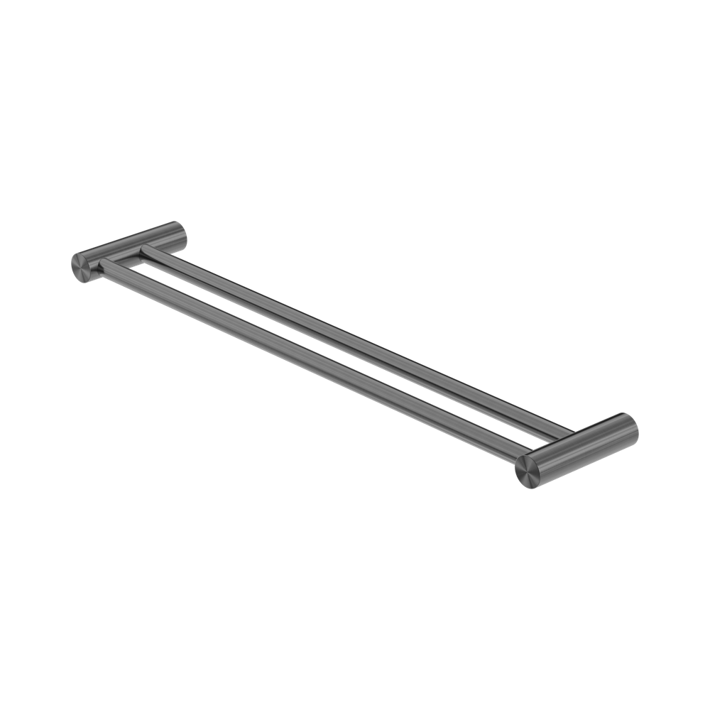 Nero Zen Double Towel Rail 600mm Graphite NR1624DGR