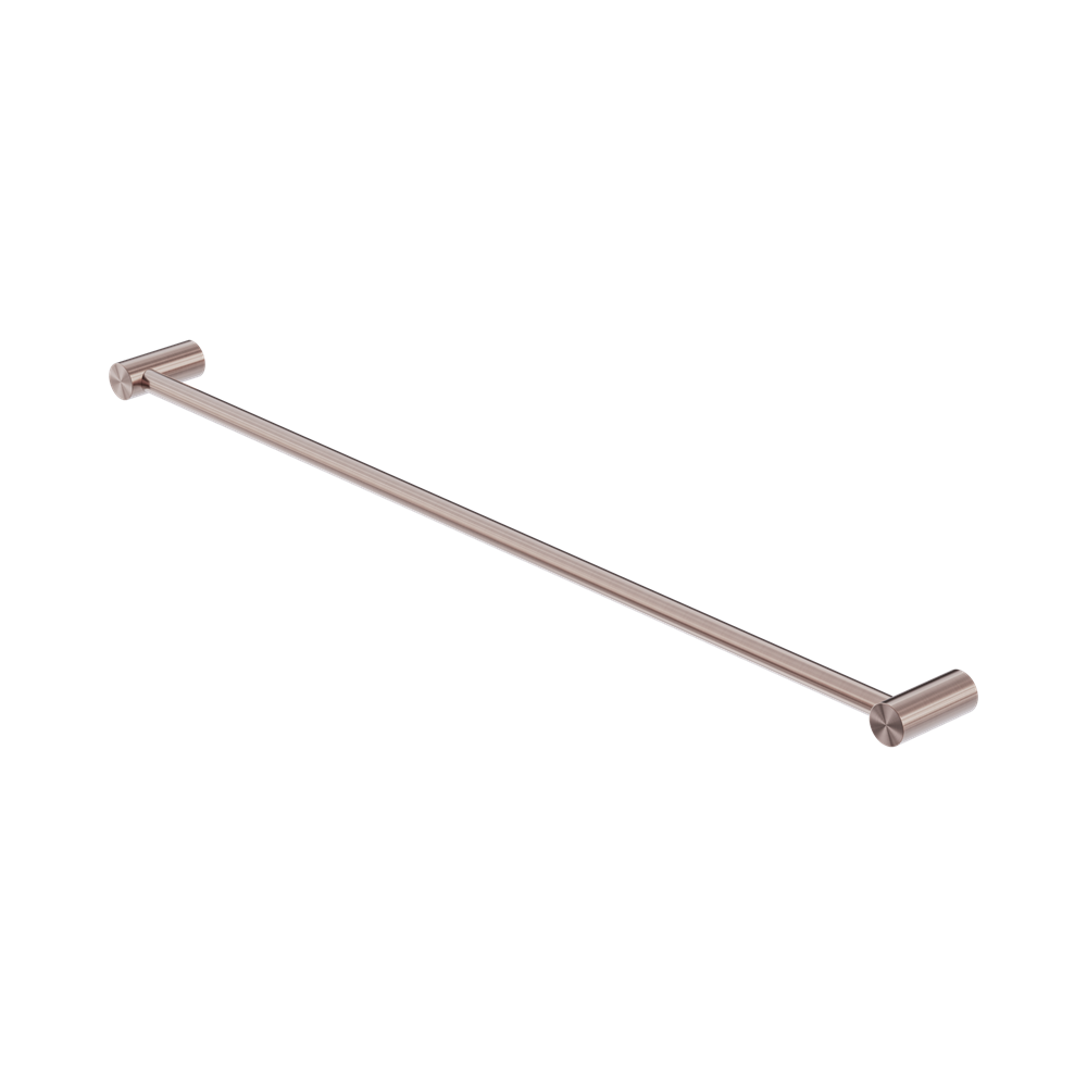 Nero Zen Single Towel Rail 800mm Brushed Bronze NR1630BZ