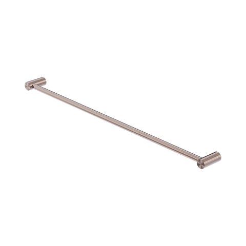 Nero Zen Single Towel Rail 800mm Brushed Bronze NR1630BZ