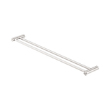 Nero Zen Double Towel Rail 800mm Brushed Nickel NR1630DBN