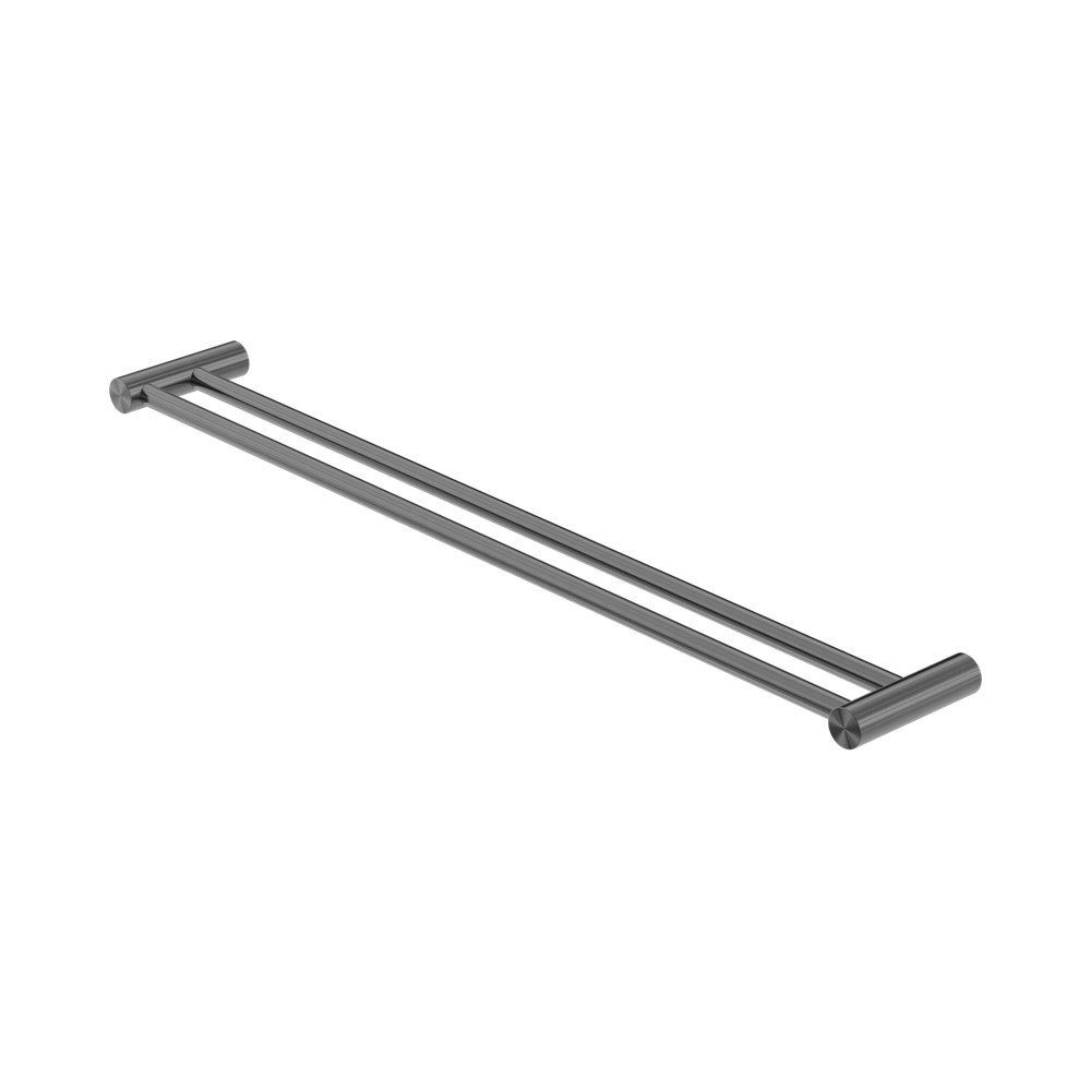 Nero Zen Double Towel Rail 800mm Graphite NR1630DGR