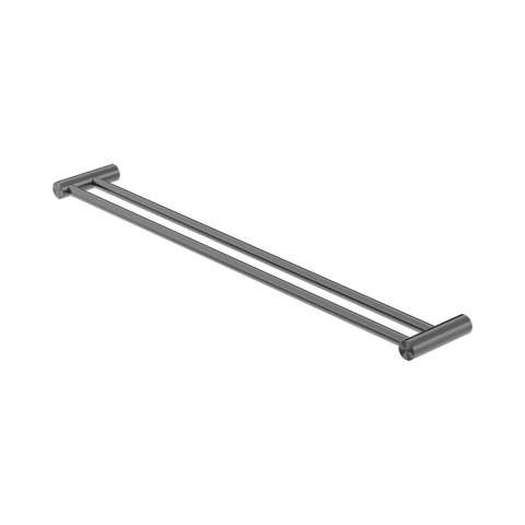 Nero Zen Double Towel Rail 800mm Graphite NR1630DGR
