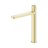Nero Pure Tall Basin Mixer Brushed Gold NR172201ABG