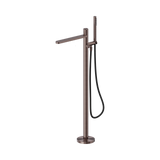Nero Pure Freestanding Bath Mixer Outdoor Shower Hose Brushed Bronze NR172203A01BZ