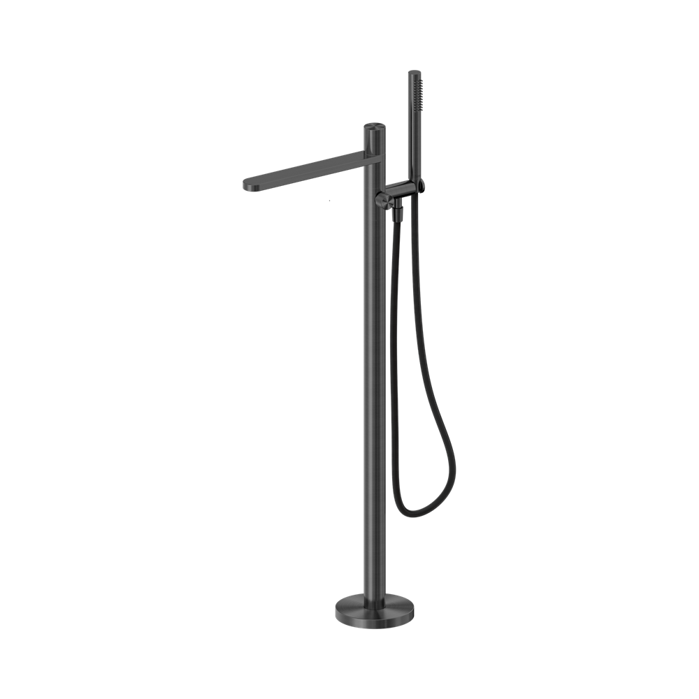 Nero Pure Freestanding Bath Mixer Outdoor Shower Hose Graphite NR172203A01GR