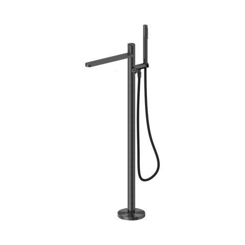 Nero Pure Freestanding Bath Mixer Outdoor Shower Hose Graphite NR172203A01GR