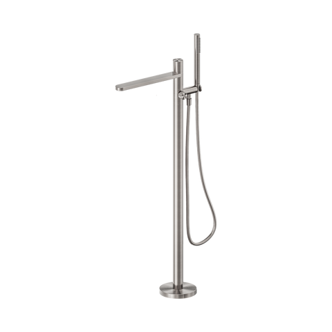 Nero Pure Freestanding Bath Mixer Brushed Nickel NR172203A02BN