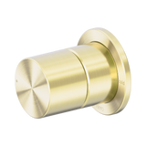 Nero Pure Progressive Shower Mixer 60mm Plate Brushed Gold NR172211BG