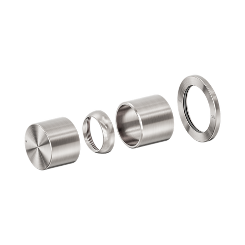 Nero Pure Progressive Shower Mixer 60mm Plate (Trim Kit Only) Brushed Nickel NR172211TBN