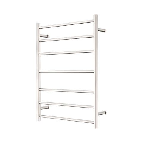 Nero Mecca Heated Towel Ladder 240V 7 Bar H800xW600 Brushed Nickel NR190003HBN