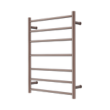 Nero Mecca Heated Towel Ladder 240V 7 Bar H800xW600 Brushed Bronze NR190003HBZ
