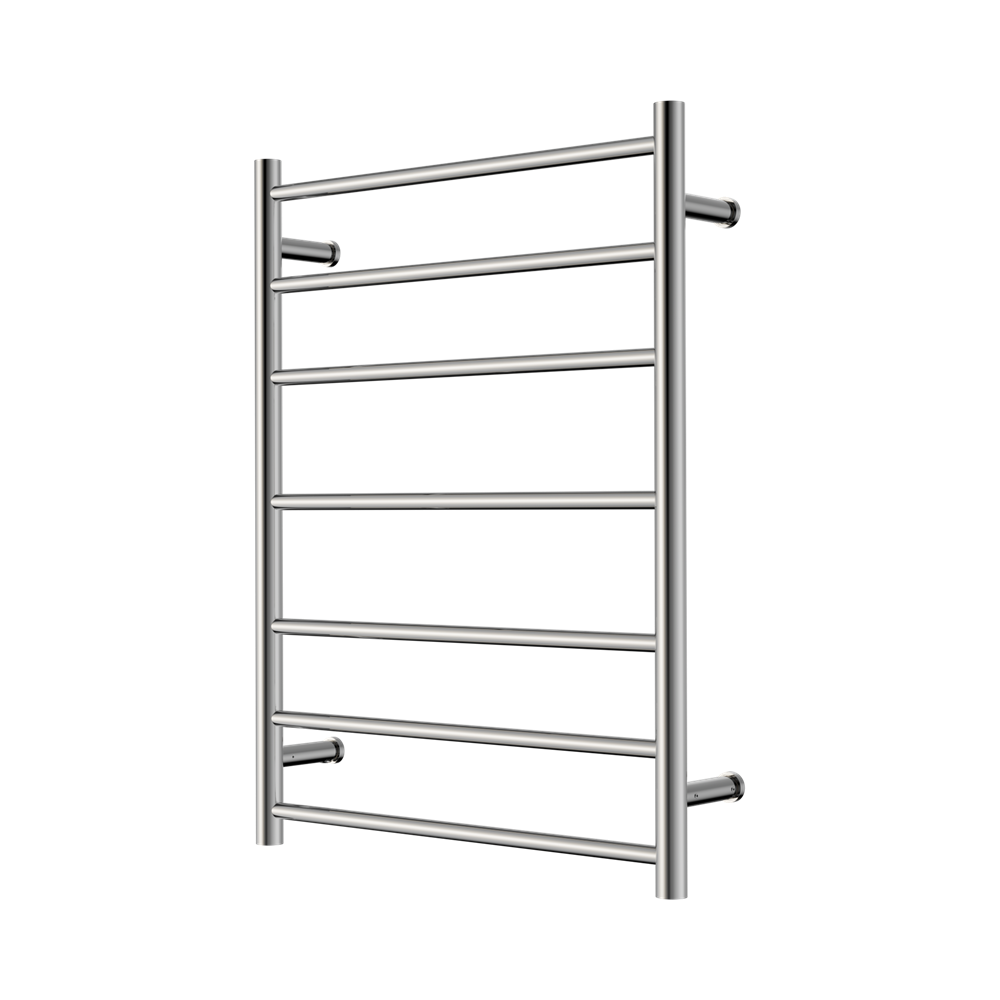 Nero Mecca Heated Towel Ladder 240V 7 Bar H800xW600 Chrome NR190003HCH