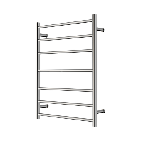 Nero Mecca Heated Towel Ladder 240V 7 Bar H800xW600 Chrome NR190003HCH