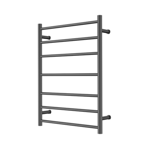 Nero Mecca Heated Towel Ladder 240V 7 Bar H800xW600 Graphite NR190003HGR