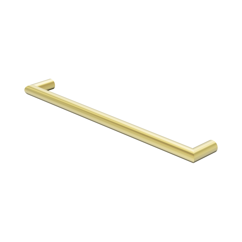Nero Mecca Single Heated Towel Rail 240V Brushed Gold NR1925HBG