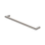 Nero Mecca Single Heated Towel Rail 240V Brushed Nickel NR1925HBN