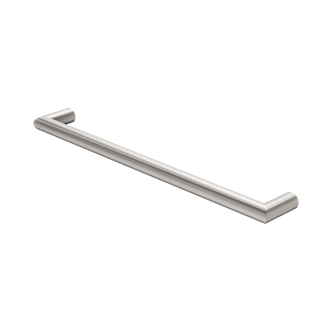 Nero Mecca Single Heated Towel Rail 240V Brushed Nickel NR1925HBN