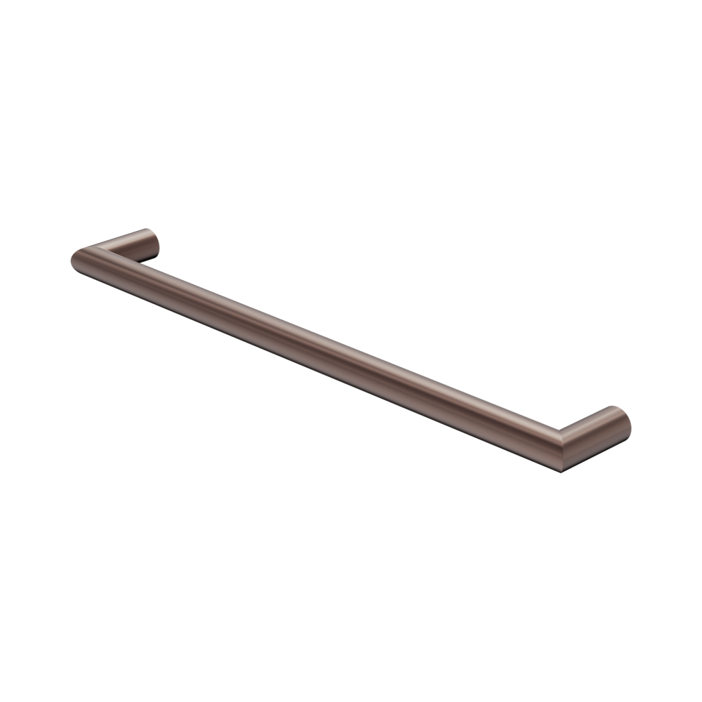 Nero Mecca Single Heated Towel Rail 240V Brushed Bronze NR1925HBZ