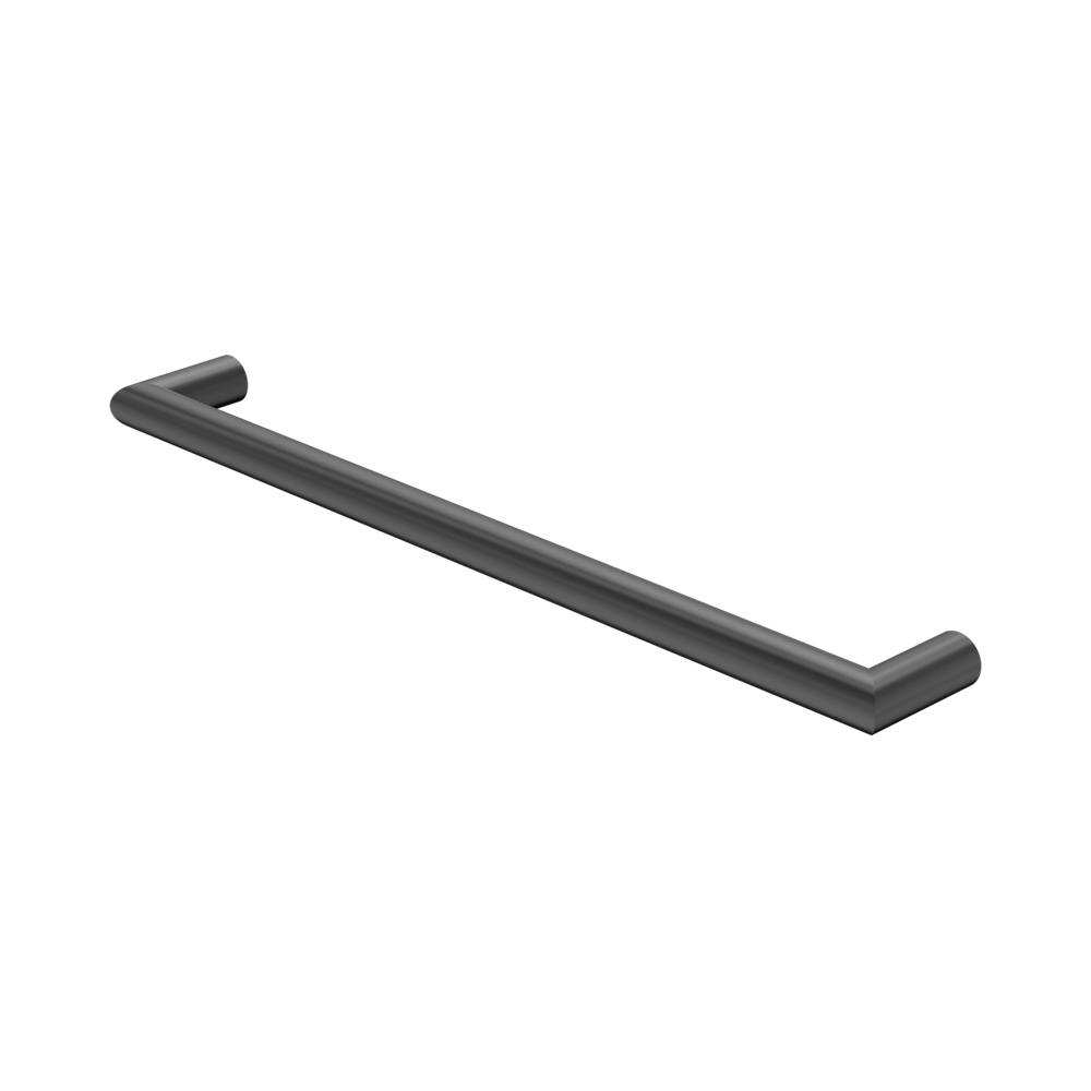 Nero Mecca Single Heated Towel Rail 240V Gunmetal NR1925HGM