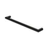Nero Mecca Single Heated Towel Rail 240V Matte Black NR1925HMB