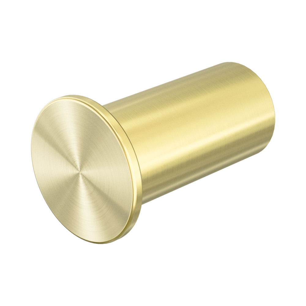 Nero Mecca Slim Robe Hook Brushed Gold NR1982BBG