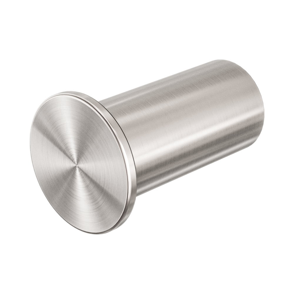 Nero Mecca Slim Robe Hook Brushed Nickel NR1982BBN