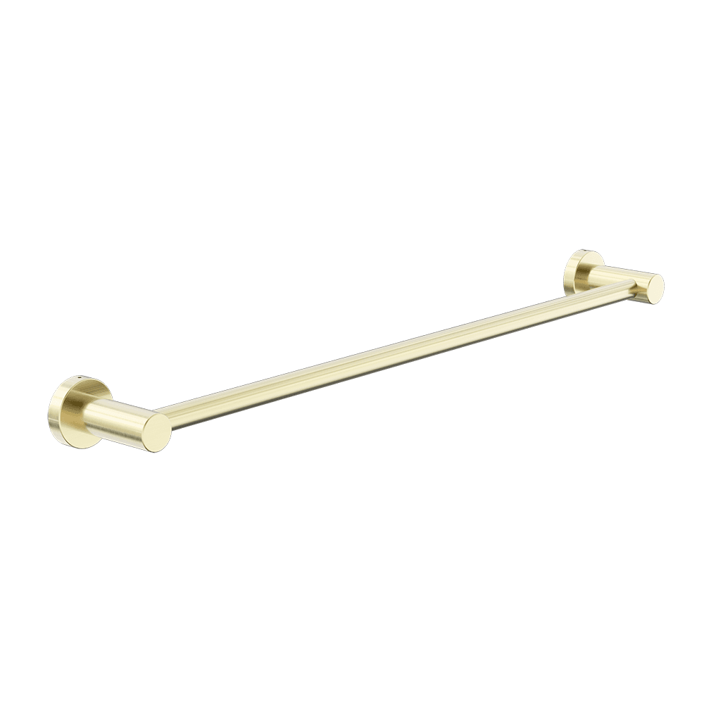 Nero Dolce 2 Single Towel Rail 600mm Brushed Gold NR2024BG
