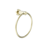 Nero Dolce 2 Hand Towel Ring Brushed Gold NR2080BG