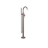 Nero Nova Round Floormount Mixer With Handshower Brushed Bronze NR210903aBZ