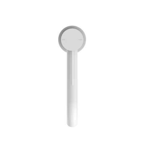 Nero Mecca Middle Tall Basin Mixer Matte White NR221901EMW