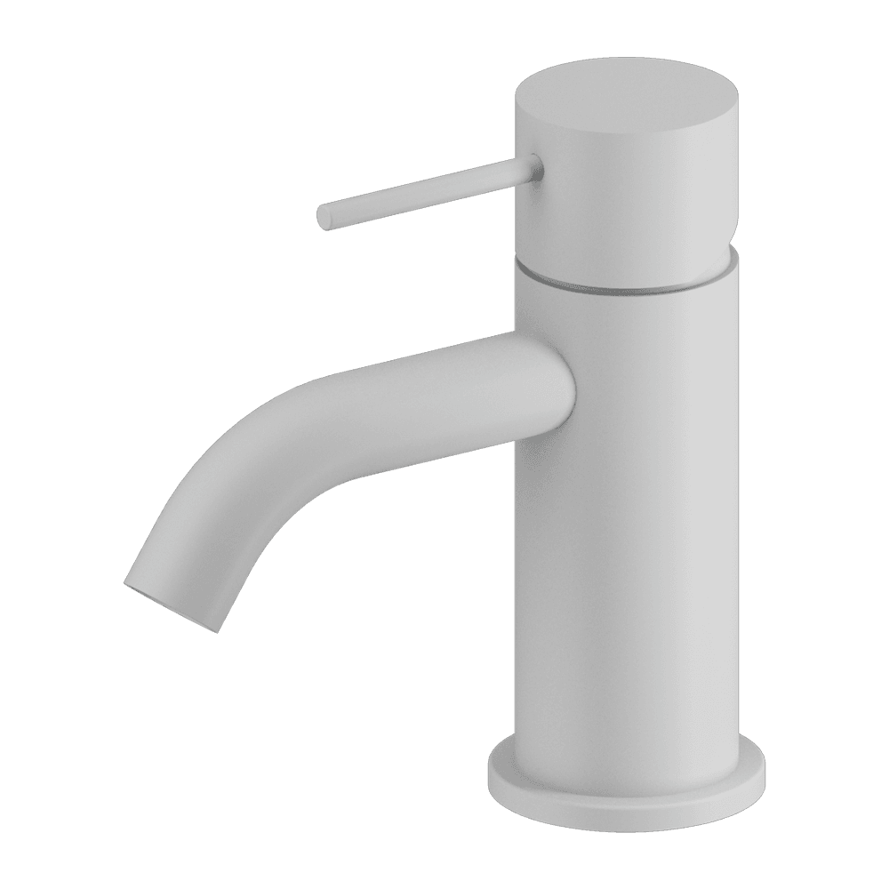 Nero Mecca Mini Basin Mixer Matte White NR221901FMW
