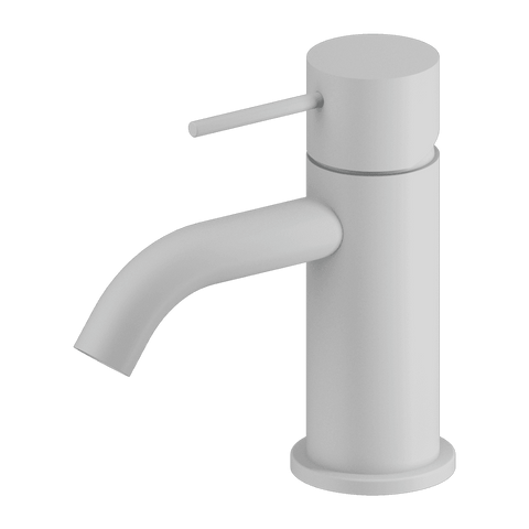 Nero Mecca Mini Basin Mixer Matte White NR221901FMW