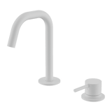 Nero Mecca Hob Basin Mixer Set Edge Spout Matte White NR221901HMW