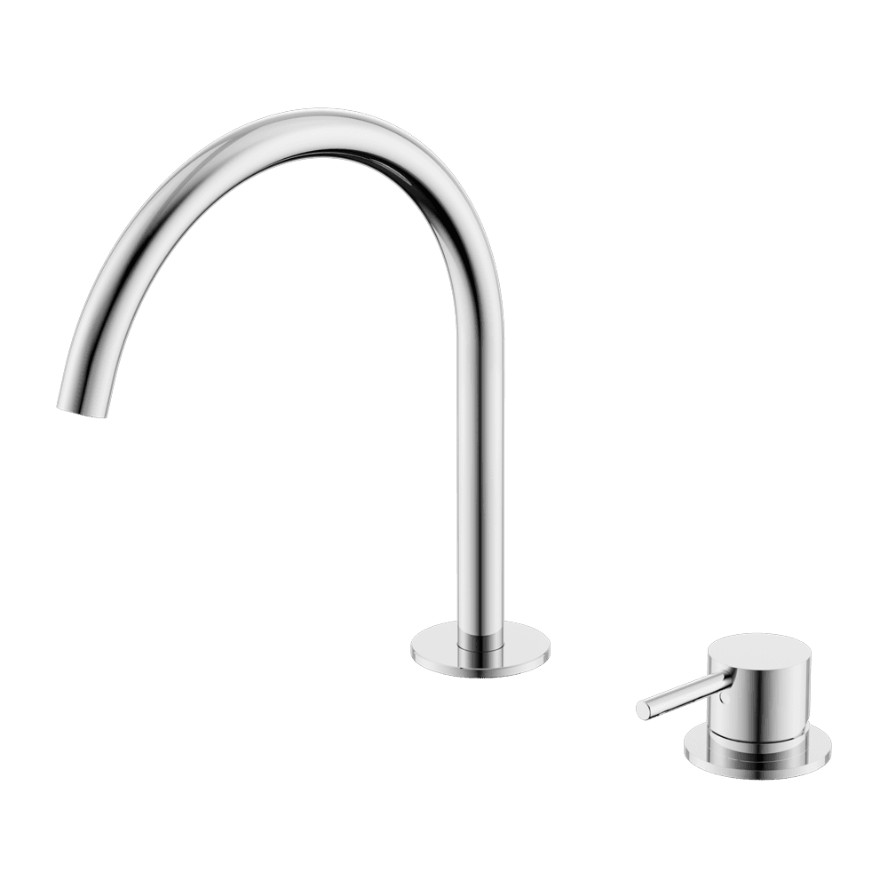 Nero Mecca Hob Kitchen/Bath Mixer Set 220mm Arc Spout Chrome NR221901JCH