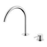 Nero Mecca Hob Kitchen/Bath Mixer Set 220mm Arc Spout Chrome NR221901JCH