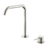 Nero Mecca Hob Kitchen/Bath Mixer Set 200mm Edge Spout Brushed Nickel NR221901KBN