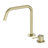 Nero Mecca Hob Kitchen/Bath Mixer Set Edge Ii Spout Brushed Gold NR221901MBG