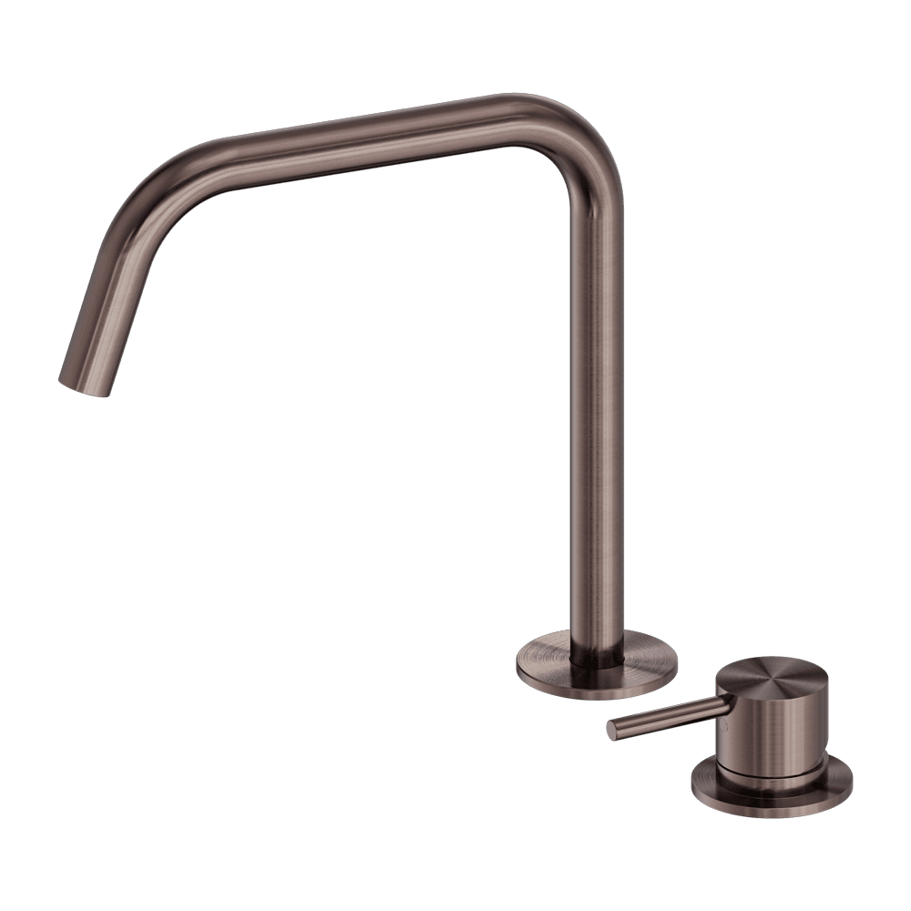 Nero Mecca Hob Kitchen/Bath Mixer Set Edge Ii Spout Brushed Bronze NR221901MBZ