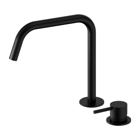 Nero Mecca Hob Kitchen/Bath Mixer Set Edge Ii Spout Matte Black NR221901MMB