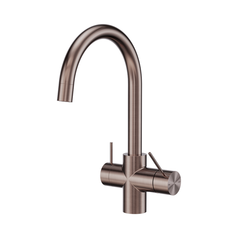 Nero Mecca 3 Way Filtered Mixer Tap Brushed Bronze NR221907EBZ