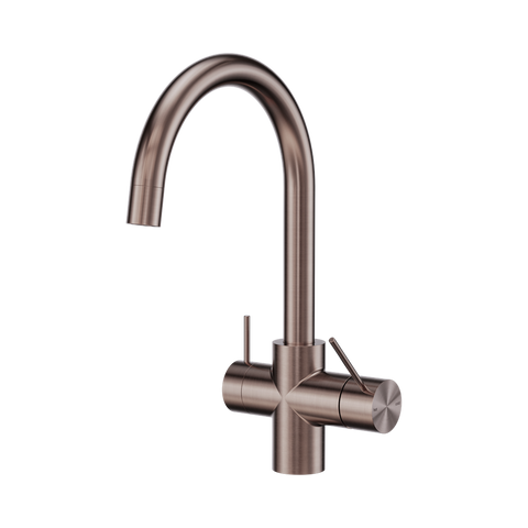 Nero Mecca 3 Way Filtered Mixer Tap Brushed Bronze NR221907EBZ