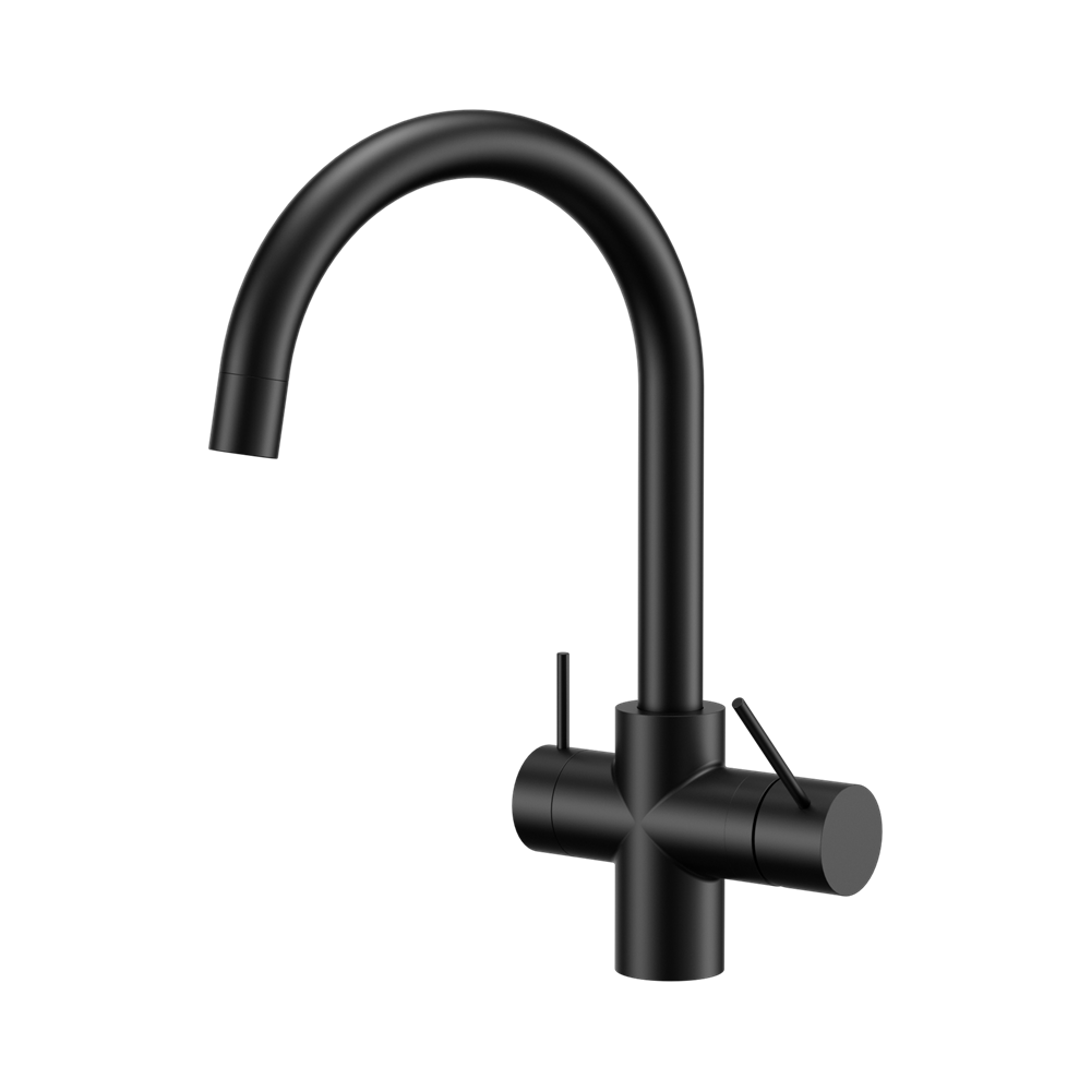 Nero Mecca 3 Way Filtered Mixer Tap Matte Black NR221907EMB