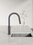 Nero Mecca Sensor Pull Out Sink Mixer Vegie Spray Function Gunmetal NR221908AGM