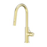 Nero Mecca Sensor Pull Out Sink Mixer Vegie Spray Function Brushed Gold NR221908ABG