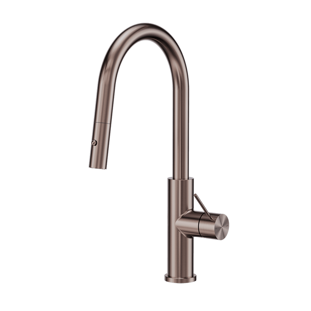 Nero Mecca Sensor Pull Out Sink Mixer Vegie Spray Function Brushed Bronze NR221908ABZ
