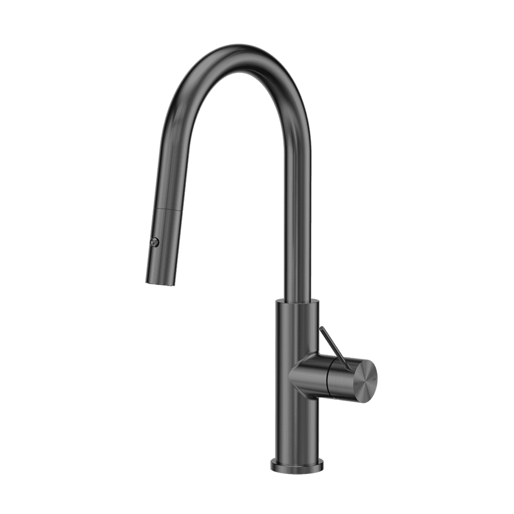 Nero Mecca Sensor Pull Out Sink Mixer Vegie Spray Function Gunmetal NR221908AGM