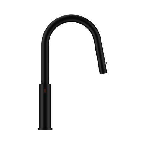 Nero Mecca Sensor Pull Out Sink Mixer Vegie Spray Function Matte Black NR221908AMB